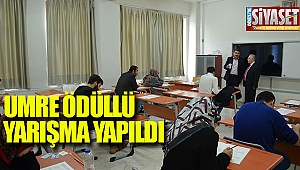 Umre ödüllü yarışma yapıldı