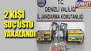 2 kişi suç üstünde yakalandı