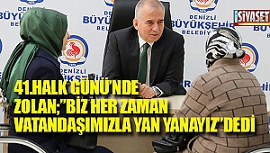 41. Halk günü'nde Zolan;