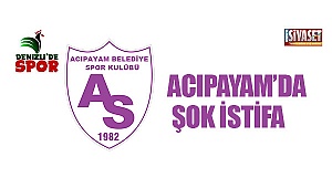Acıpayam'da şok istifa
