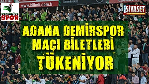 Adana Demirspor maçı biletleri tükeniyor