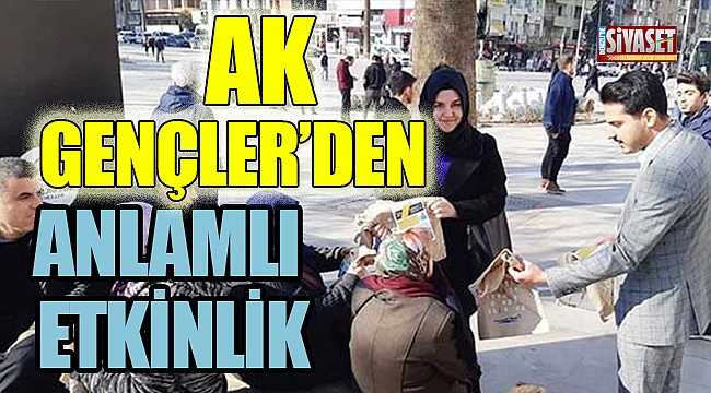 AK gençlerden anlamlı etkinlik