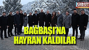 Bağbaşı'na hayran kaldılar