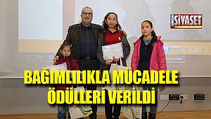 Bağımlılıkla mücadele ödülleri verildi