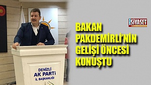 Bakan Pakdemirli'nin gelişi öncesi konuştu