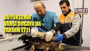 Büyükşehir'den vahşi doğaya'da yardım etti