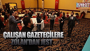Çalışan Gazeteciler'e Zolan'dan jest