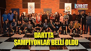 Dartta şampiyonlar belli oldu