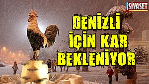 Denizli için kar bekleniyor