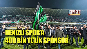 Denizli spor'a 400 bin tl 'lik sponsor