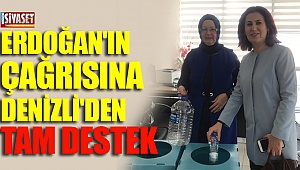 Erdoğan’ın çağrısına Denizli’den tam destek