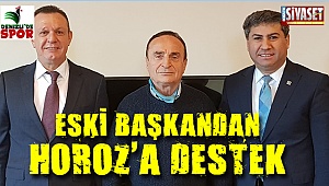 Eski başkandan Horoz'a destek