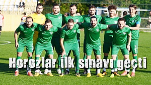 Horozlar ilk sınavı geçti