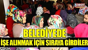 İşe alınmak için sıraya girdiler