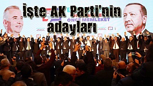 İşte AK Parti'nin adayları