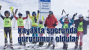 Kayakta gururumuz oldular