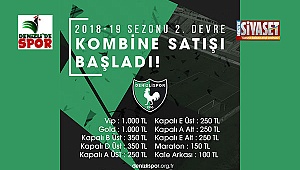 Kombine satışı başladı