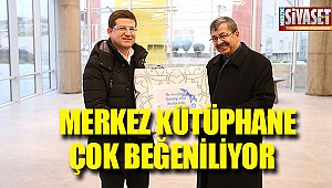 Merkez kütüphane çok beğeniliyor