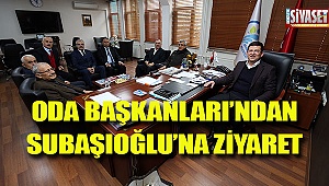 Oda Başkanları'ndan Subaşıoğlu'na ziyaret