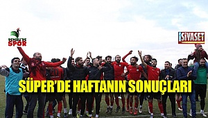 Süper'de haftanın sonuçları açıklandı