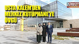 Usta kalem'den Merkez kütüphane'ye övgü
