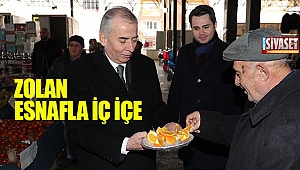 Zolan esnafla iç içe