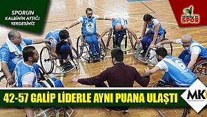 42-57 Galip Liderle aynı puana ulaştı