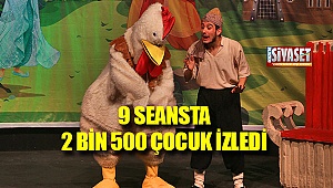 9 Seansta 2 bin 500 öğrenci izledi