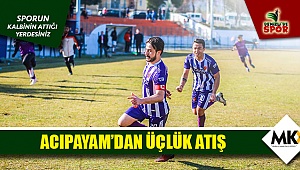 Acıpayam'dan üçlük atış