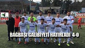 Bağbaşı galibiyeti hatırladı 4-0