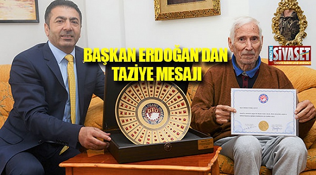 Başkan Erdoğan'dan taziye mesajı