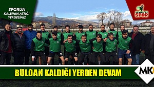 Buldan kaldığı yerden devam