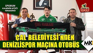 Çal Belediyesi'nden Denizlispor maçına otobüs