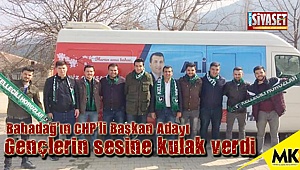 CHP'li Babadağ Başkan Adayı gençlerin sesine kulak verdi