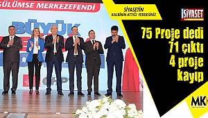 CHP'li Doğan, 75 proje dedi 71 çıktı. 