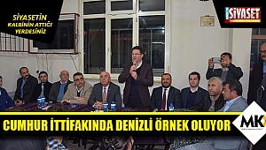 Cumhur ittifakında Denizli örnek oluyor