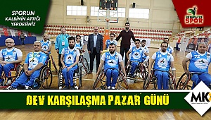 Dev karşılaşma pazar günü