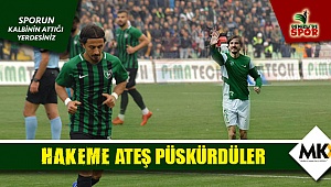 Hakeme ateş püskürdüler