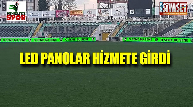 Led panolar hizmete girdi