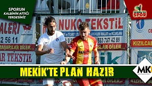 Mekik'te plan hazır