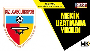 Mekik uzatmada yıkıldı