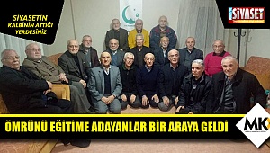 Ömrünü eğitime adayanlar bir araya geldi