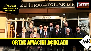 Ortak amacını açıkladı