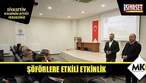 Şöförlere etkili etkinlik