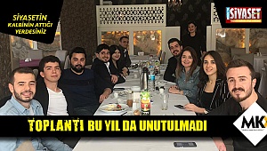 Toplantı bu yıl da unutulmadı