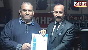 Uysal, meclis üyesi adaylık başvurusunu yaptı