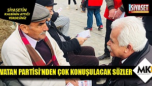 Vatan Partisi'nden çok konuşulacak sözler