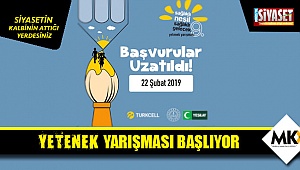 Yetenek yarışması başlıyor