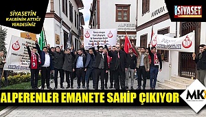 Alperenler emanete sahip çıkıyor