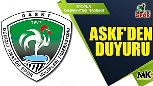 ASKF'den duyuru